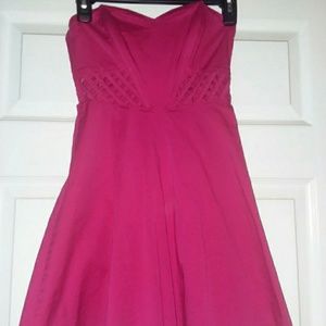 Strapless with cutouts dress